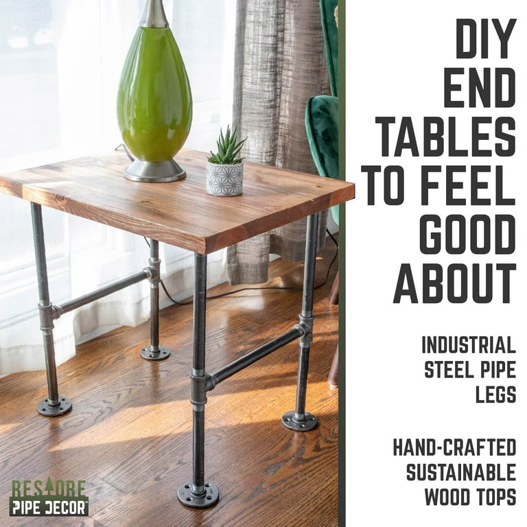 Industrial pipe end table deals