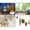 thumbnail image 5 of - Juego De 12 Ganchos De Pared Para Techo Atornillados, Colgador Q De Seguridad Resistente Para Cestas De Plantas, Luces De Cadena, Linternas, Campanas De Pájaros, Color Negro, 5 of 5