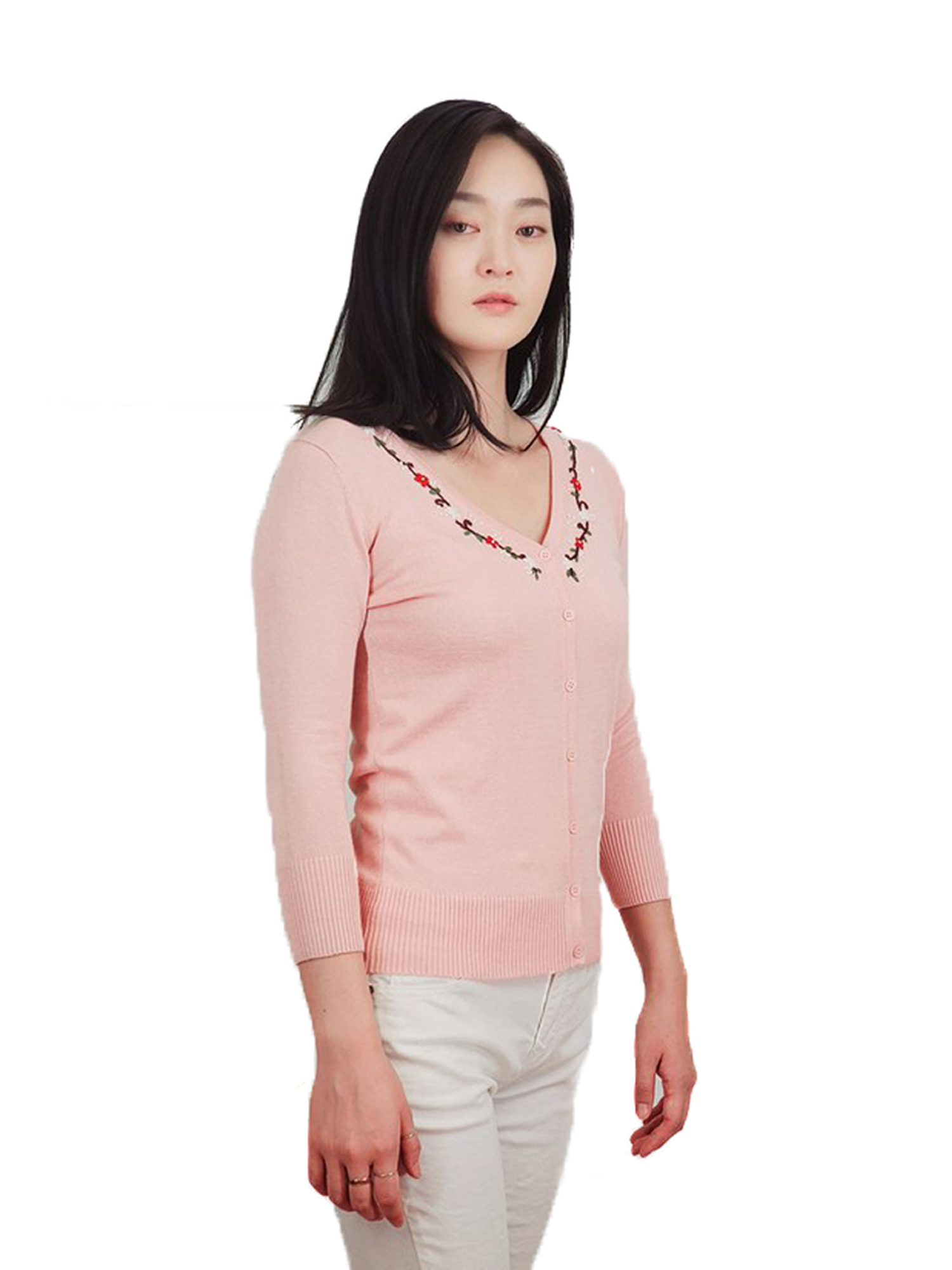 sweater with flowers