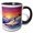 Black/White, variant on 3drose, Winter Park, Colorado. Skiing in America. Gift for Gentlemen, Men, 11oz Magic Transforming Mug