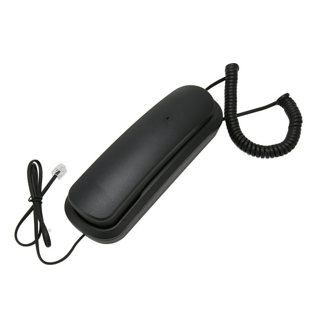 Teléfono de pared de estilo antiguo, retro, silencioso, con remarcación, teléfono fijo con cable para el hogar, hotel, escuela, oficina