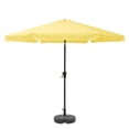 thumbnail image 1 of CorLiving 10ft Large Round, Market Outdoor Patio Umbrella with Side Flaps, Steel Frame and Round Fillable Base, 1 of 8