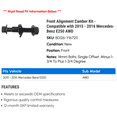 thumbnail image 2 of Front Alignment Camber Kit - Compatible with 2015 - 2016 Mercedes-Benz E250 AWD, 2 of 2