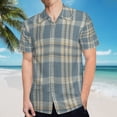 thumbnail image 5 of High Quality Hawaiian Shirts for Men Short Sleeve Aloha Beach Shirt Floral Summer Casual Button Down Shirts Blouses YW6RT4, 5 of 7