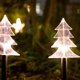 thumbnail image 1 of Luz de césped de árbol de Navidad, luz de camino de árbol de Navidad, lámpara de césped de Navidad para jardín (luz cálida) (1 pieza) LingWen 9024715783462, 1 of 1
