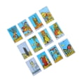 thumbnail image 4 of Cartas de tarot clásicas, juego de cartas de tarot Papel revestido con manual en inglés para viajes, 4 of 8