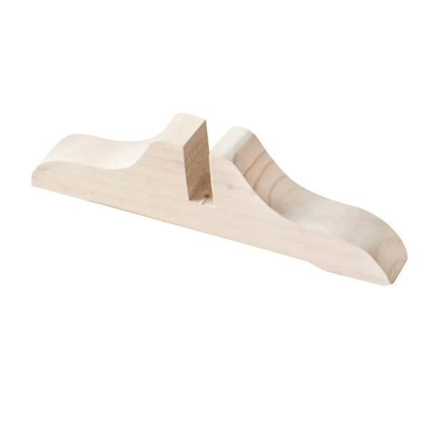 Biombo divisor de ambientes plegable con patas decorativas para privacidad Madera sin pintar