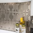 thumbnail image 5 of FASÄDE Chain Decorative Vinyl Backsplash Panel in Brushed Nickel (6X6 Inch Sample), 5 of 5