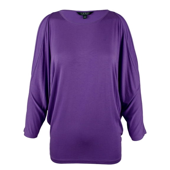 Lauren Ralph Lauren Womens Plus Knit Jersey Casual Top