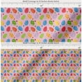 thumbnail image 2 of Soimoi Cotton Poplin Fabric Egg Easter Printed Craft Fabric by The Yard 56 Inch Wide, 2 of 7