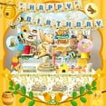 thumbnail image 6 of Vintage Winnie the Pooh Birthday Party Supplies, 112 Pcs Vintage Winnie the Pooh Party Decorations Tableware Set - Balloons Backdrop Banners Cups Cake Toppers Napkins and Other Party Decorations, 6 of 8