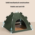 thumbnail image 2 of kurtrusly Tente Verte Résistante aux Rayures et Durable pour Chats Confort Extérieur L 48*48*42cm, 2 of 6