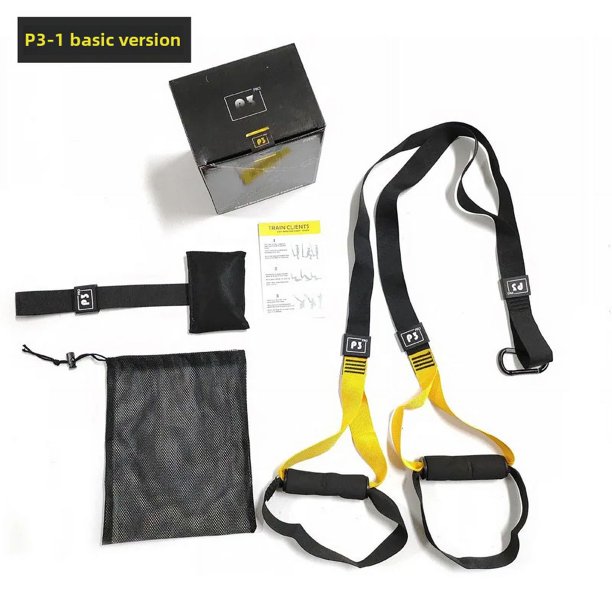 Correa para colgar para uso doméstico P3-trx, equipo de fitness, cuerda de resistencia, cinturón de resistencia para deportes de yoga, cinturón de entrenamiento de levantamiento de pesas