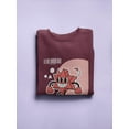 thumbnail image 3 of Cheerful Devil Techno Style Sweatshirt Women -Image by Shutterstock, Female 3X-Large, 3 of 4