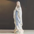thumbnail image 3 of European Style Ceramics Christianity Jesus  The Virgin Mary Statue Ceramic Decorative Small Ornaments Desktop Decorations - Type A, 3 of 6