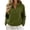 Army Green, variant on CQONEPT Women's Lightweight Half Zip Warm Sherpa Fleece Sweatshirt Fall Winter Cozy Pullover Tops with Zipper Pockets Sky Blue L