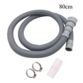 thumbnail image 1 of 1.5/2/3/4M PVC Washing Machine Dishwasher Drain Waste Hose Extension Pipe With Bracket Set Wash Machine Ablaufschlauch #W0, 1 of 5