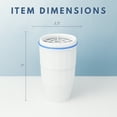 thumbnail image 3 of Nispira Water Filter Replacement Compatible with ZeroWater Pitchers and Dispensers ZR-001, ZR-004, ZR-017, ZP010, 5-Stage Filtration System, 1 Pack, 3 of 8