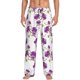 thumbnail image 1 of Fotbe Orchids Flowers Pantalones de Pijama para Hombre, Pantalones de Dormir, Pantalones de Casa con Cintura Ajustable y Bolsillos-Large, 1 of 6