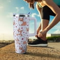 thumbnail image 5 of 40 oz Corgi Tumbler with Handle and Straw, Dog Travel Mug Water Bottle, Stainless Steel Insulated Cup with Lid and Straw, Birthday Christmas Gifts, 5 of 5