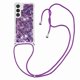 thumbnail image 4 of Funda FOXDOCK para Samsung Galaxy S25 con Cuerda Ajustable, Brillo Líquido, Protección Antigolpes y Lente – Ideal para Regalo, 4 of 6