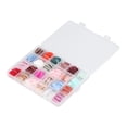 thumbnail image 1 of 576 piezas de uñas postizas tipo ataúd a presión, brillantes, de cobertura total, mezcla de colores de diferentes tamaños, uñas postizas estilo bailarina, 1 of 15
