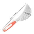 thumbnail image 2 of Drainer Pasta Pot Strainer Stainless Steel Strainer Handle Easy To Use for Pasta Rice, 2 of 7