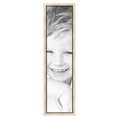 thumbnail image 2 of ArtToFrames 12" x 48" Silver with Black Lip Picture Frame, 12x48 inch Multi Wood Poster Frame (WOM-5193),  Pack, 2 of 7