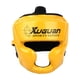 thumbnail image 1 of Casco de entrenamiento de casco de boxeo de cuero PU para adultos cubierta de cara suave y transpirable para kickboxing taekwondo Grappling MMA Amarillo, 1 of 8