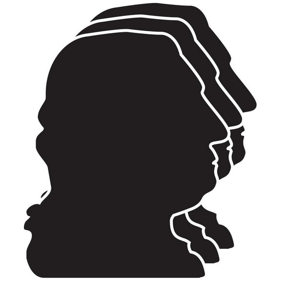 SHAPES ETC. Large Single Color Creative Foam Cut-Outs - Washington