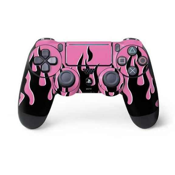 Skinit Pink Flames PS4 Pro/Slim Controller Skin