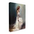 thumbnail image 4 of Stupell Industries White Evening Gown Fashion Girl Beauty & Fashion Painting Gallery Wrapped Canvas Print Wall Art, 4 of 5