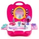 thumbnail image 1 of Kit de maquillaje Pretend Play Toysery para niñas con funda de salón de belleza, 1 of 5