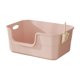 thumbnail image 1 of Caja de arena para gatos Extra grande, cómoda de transporte, inodoro para gatitos, bandeja de arena portátil para gatos, caja de arena para inodoro, 1 of 9