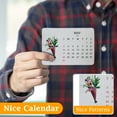 thumbnail image 4 of Eco-Friendly Plantable Seed Calendar 2026, 12-Month Wildflower Seed Plantable calendar, Biodegradable Seed Paper Planner With Wildflower, Herb Fruit Seeds for Garden Decor, 4 of 5