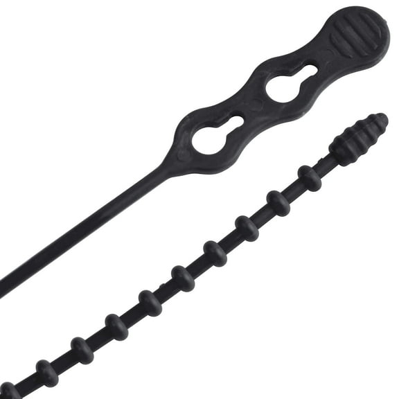 Gardner Bender 24 in. L Black Beaded Cable Tie 5 pk