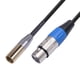 thumbnail image 1 of XK101K18 Mini XLR 3 pines macho a XLR 3 pines hembra cable de audio para cámara Canon, 1 of 9