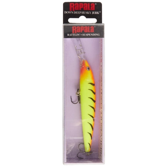 Rapala Down Deep Husky Jerk 10 Fishing lure, 4-Inch, Hot Tiger