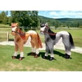 thumbnail image 2 of Hand Painted Ceramic Horse Salt and Pepper Shakers 3.75 Inch Equestrian Decor, 2 of 4