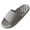 Gray, variant on Xfvqtps Shower Shoes for Mens and Womens Couples Slide Hollow Crisscross Sole Quick Drying Lightweight Non Slip Open Toe Solid Color Indoor Beach PVC Slipper Black