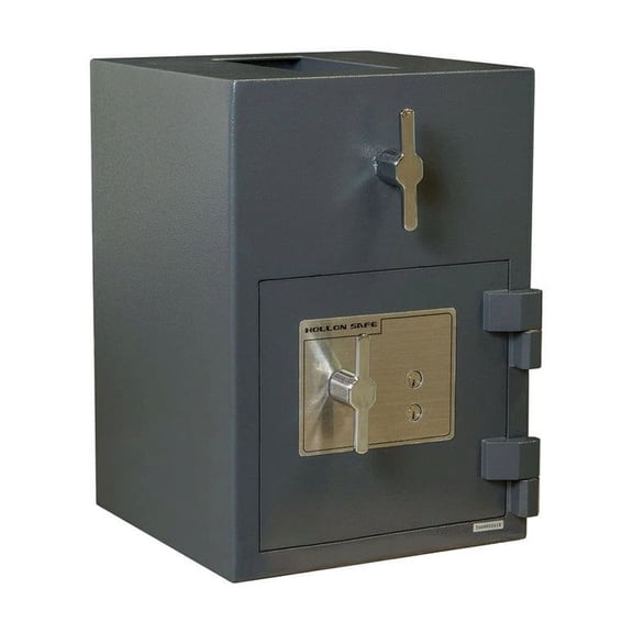 Hollon Safe Rotary Hopper Depository Safe Gray