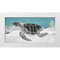 thumbnail image 1 of Fay, Mela 18x11 White Modern Wood Framed Museum Art Print Titled - Turtle, 1 of 4