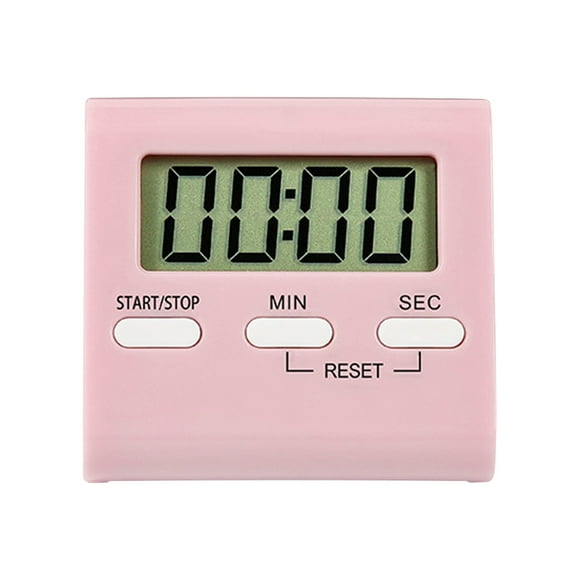 Stainless Steel Lanyard Hook Cooking Gadgets for Kids Melting Timer Cooking Temperature Chart Pocket Clever Kitchen Countdown Timer Digital Reminder Baking Convenience Electronic Timer Stopwatch