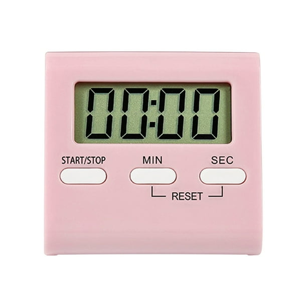 Temporizador de cocina con cuenta atrás, recordatorio digital, práctico para hornear, temporizador electrónico, cronómetro, aprendizaje