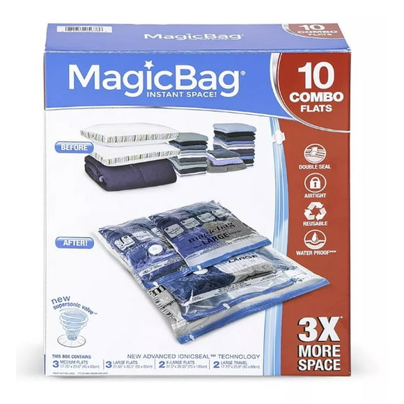 Sac Magique Espace Instantané Pack Combo, 10 ct.