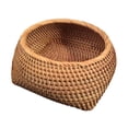 thumbnail image 2 of Cesta de almacenamiento de ratán, cesta de mimbre, bandeja para decoración del hogar, cestas de almacenamiento rústicas, cesta tejida para servir para L, 2 of 8