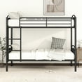 thumbnail image 6 of Twin Over Metal Bunk Bed, Black, With Practical Sleeping Arrangement Black Quality Tested Frame, 6 of 7
