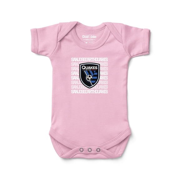 Newborn & Infant Chad & Jake Pink San Jose Earthquakes Retro Bodysuit