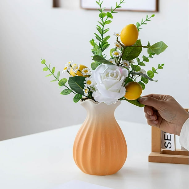 Jarrón, florero, jarrón de cerámica, jarrón de cerámica hidropónica, jarrón de decoración para sala de estar, jarrón hidropónico, jarrón de cerámica de colocación