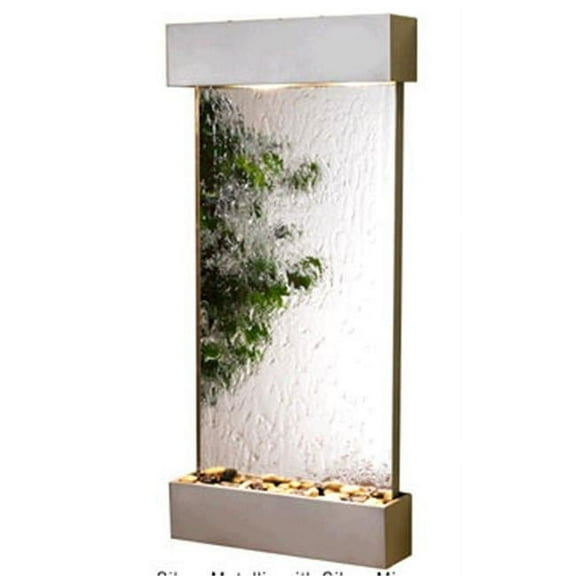 Adagio WCS4540 Whispering Creek - Silver Mirror Wall Fountain